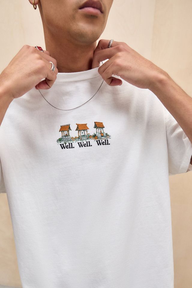 UO Weißes Well Well Well T-Shirt #1
