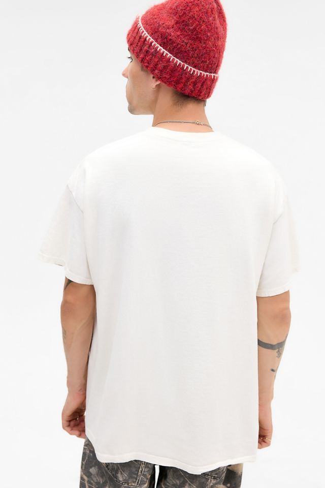 UO Ecru Car Embroidered T-Shirt #3
