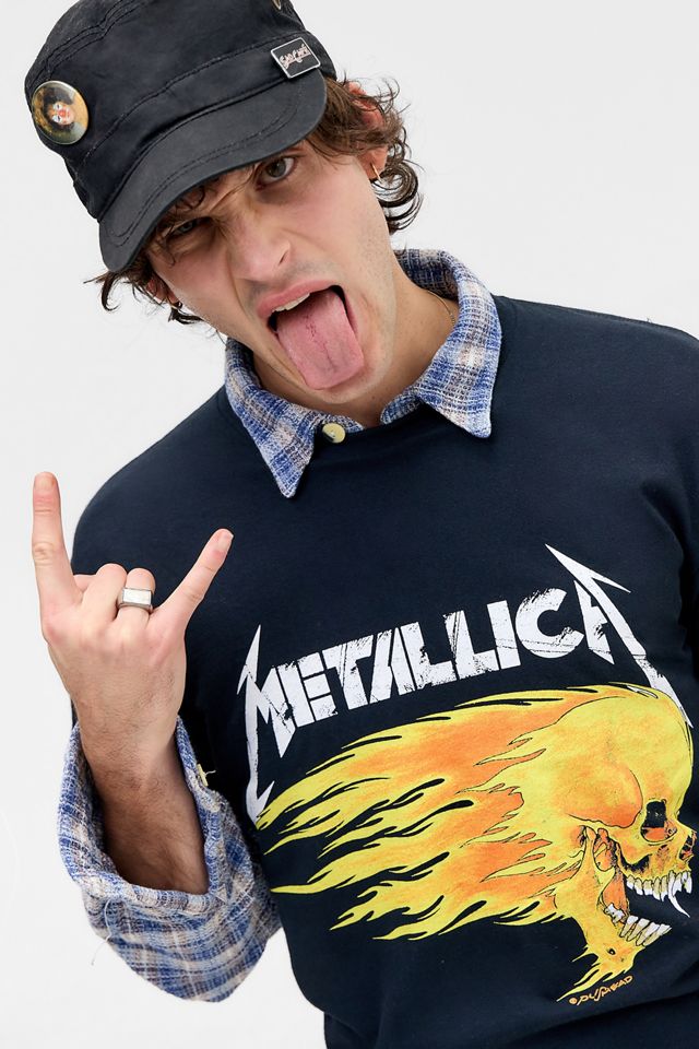 T-shirt Metallica noir délavé UO #4