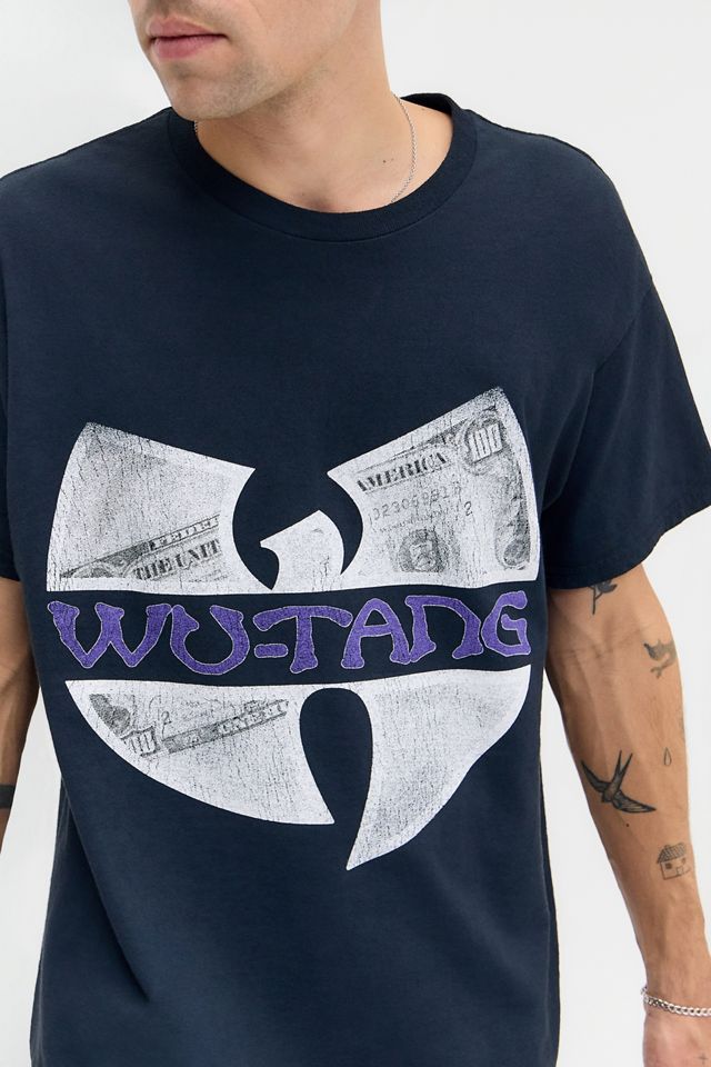 T-Shirt UO Washed Black Wu-Tang #1