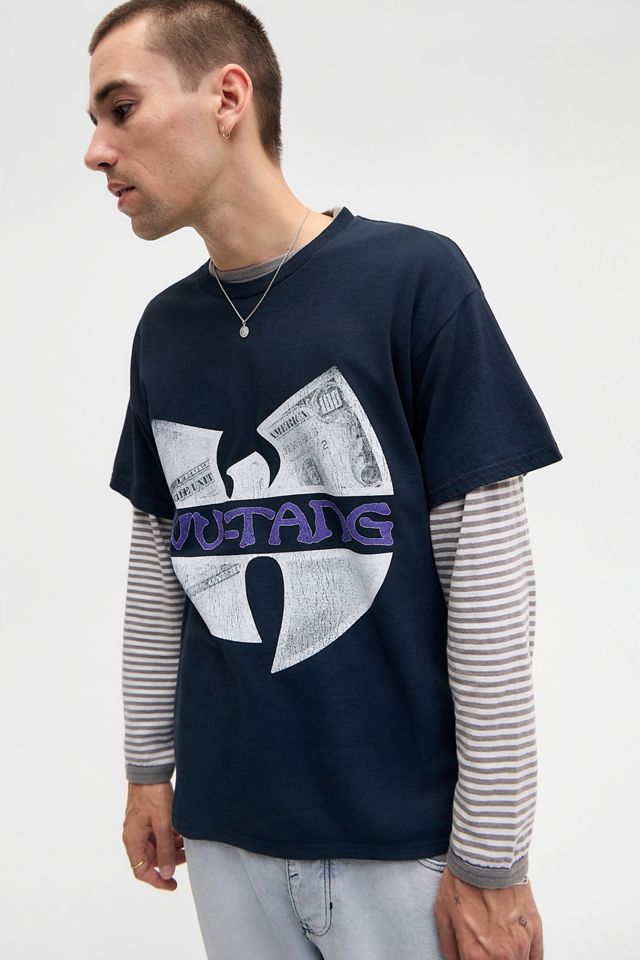 T-Shirt UO Washed Black Wu-Tang #3