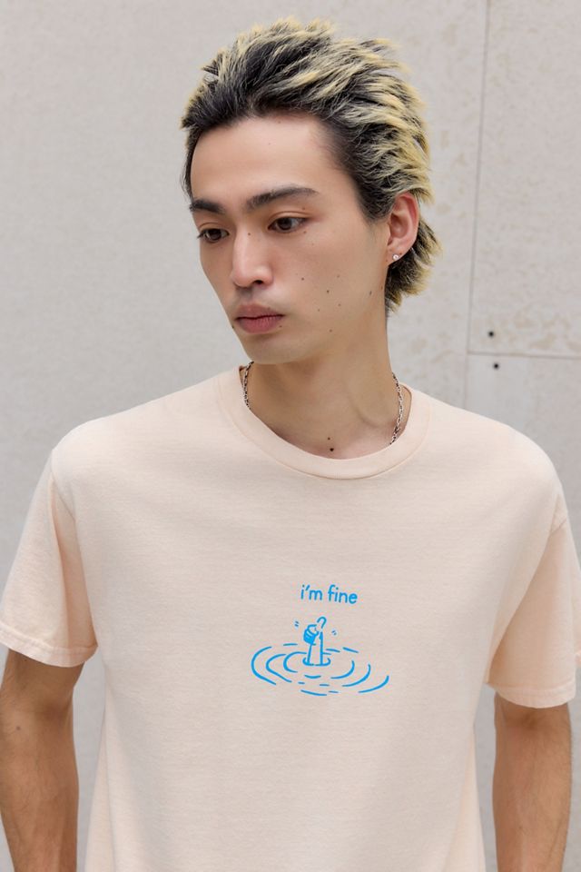 UO Peach I'm Fine T-Shirt #2