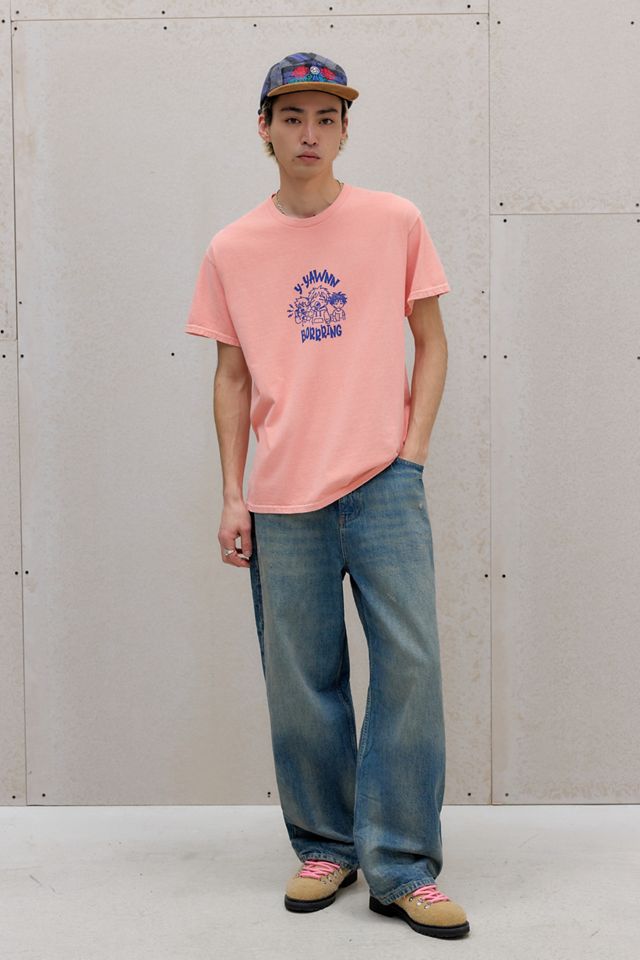 UO Orange Yawn Skate T-Shirt #1