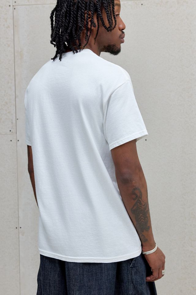 T-shirt UO blanc "Don't Mind Me" Chat #3