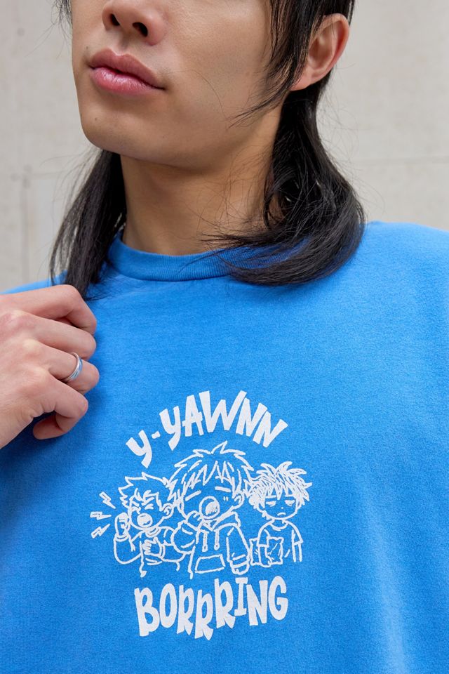 UO Blue Yawn Skate T-Shirt #1