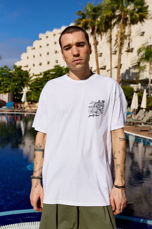 T-shirt UO Blanc Côte Amalfitaine #3