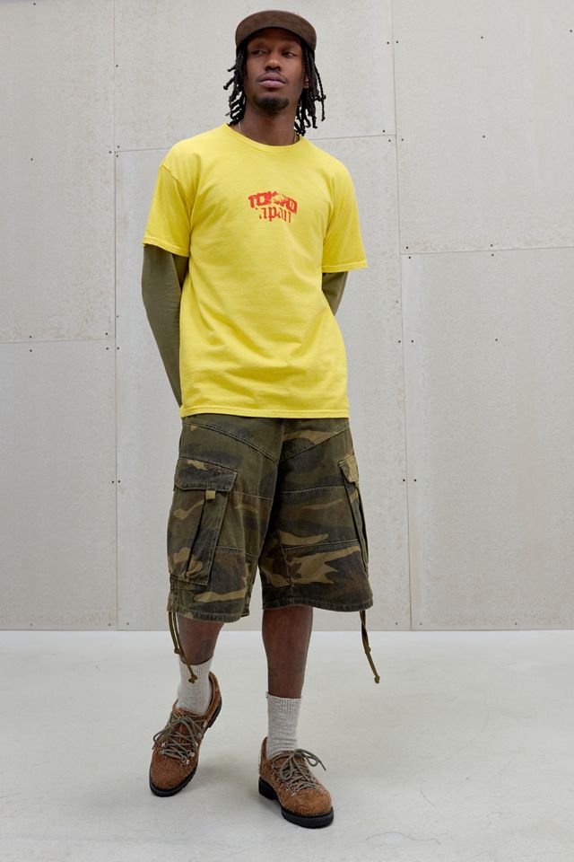 UO Yellow Tokyo Dragon T-Shirt #2