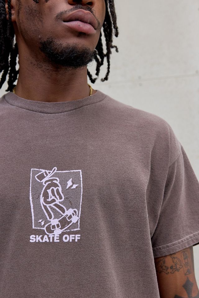 UO Brown Skateboard Poses T-Shirt #3