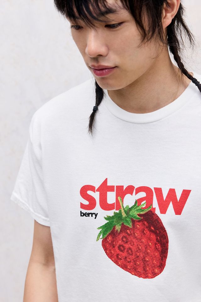 UO Weißes Erdbeer-T-Shirt #2