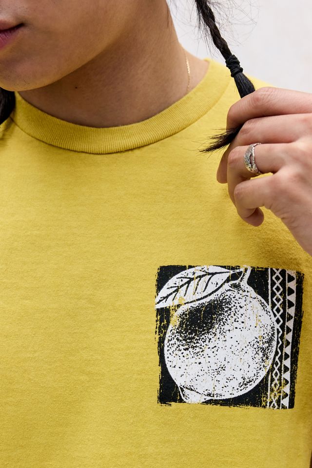 T-Shirt UO Limone Acido Giallo #3