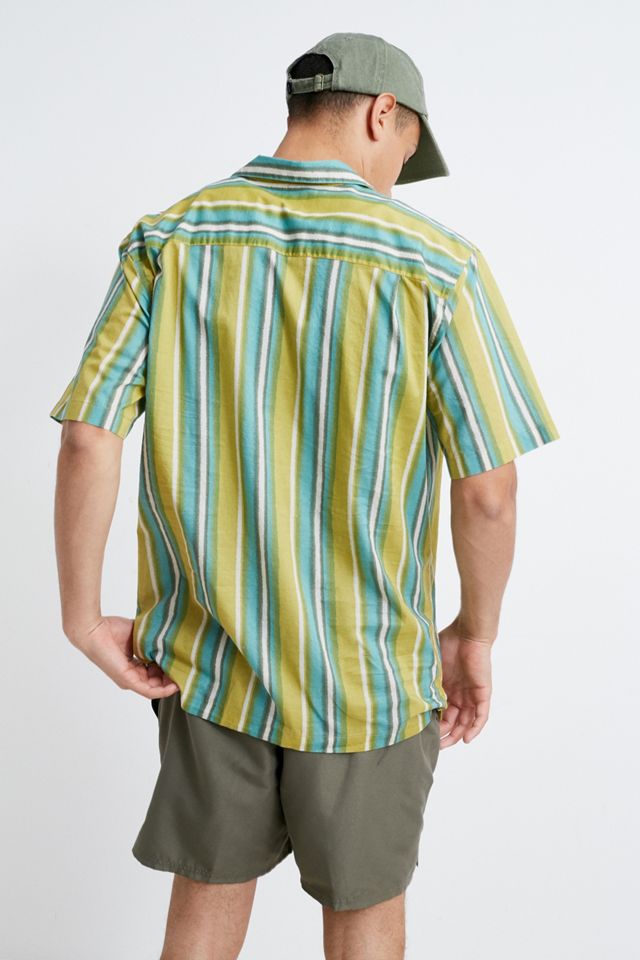 UO Breezy Stripe Short-Sleeve Shirt #1
