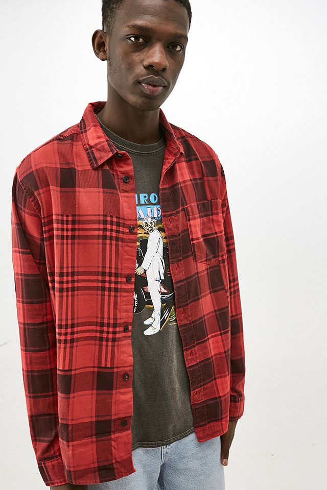 BDG Red Check Flannel Shirt | Urban Outfitters UK