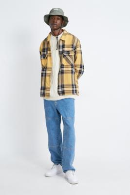 urban outfitters yellow plaid jacket