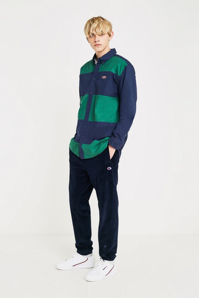 Tommy Jeans – Colour-Block-Hemd im Retrostyle in Marineblau #4