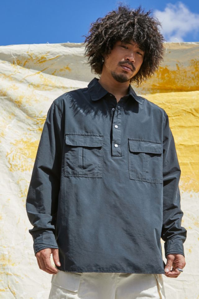 Standard Cloth Utility Popover Shirt Urban Outfitters UK