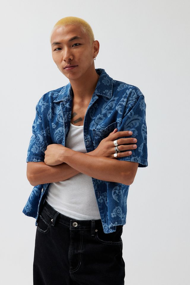 BDG Lucid Jacquard Denim Shirt