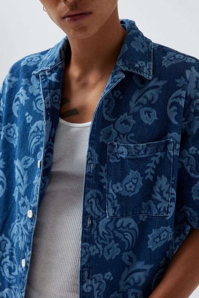 BDG Lucid Jacquard Denim Shirt #1