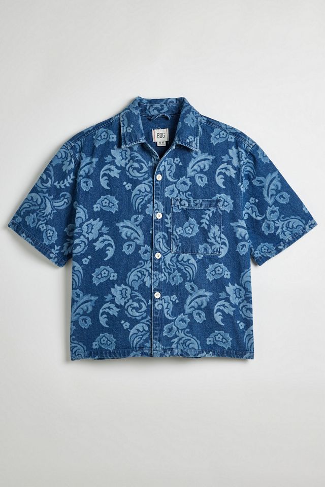 BDG Lucid Jacquard Denim Shirt #4