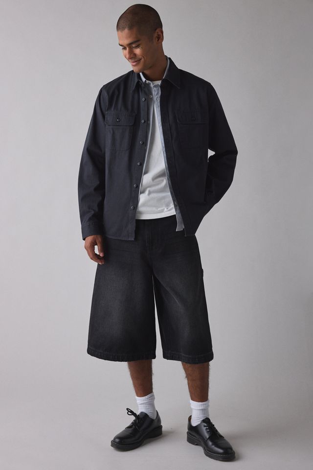 BDG Schwarzes Utility-Arbeitshemd #3