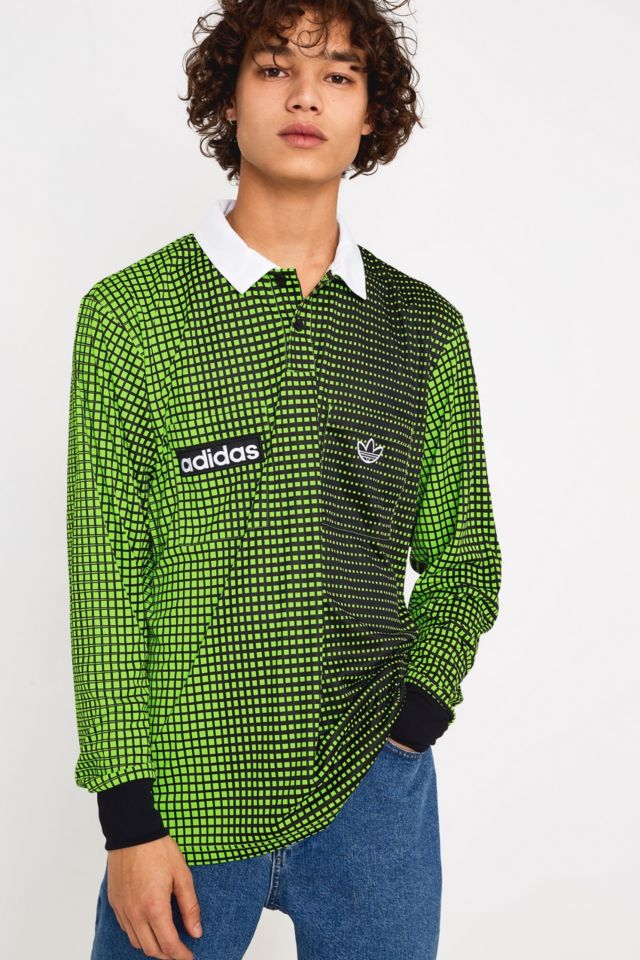 adidas Green Ref Jersey Top | Urban Outfitters UK