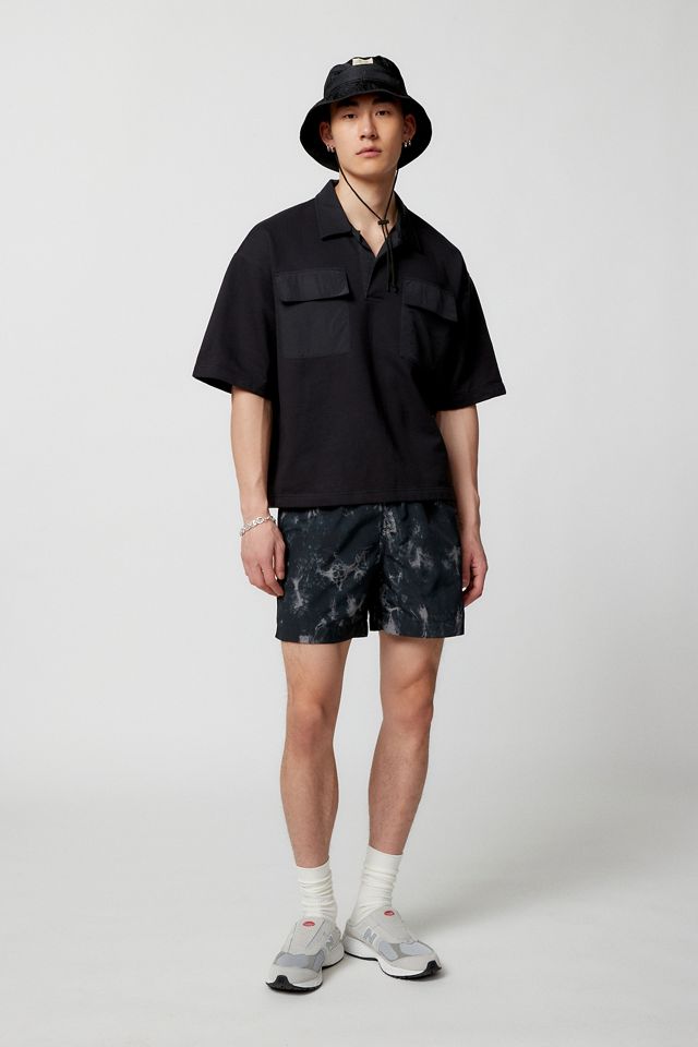 Standard Cloth Camicia nera con colletto intrecciato #1