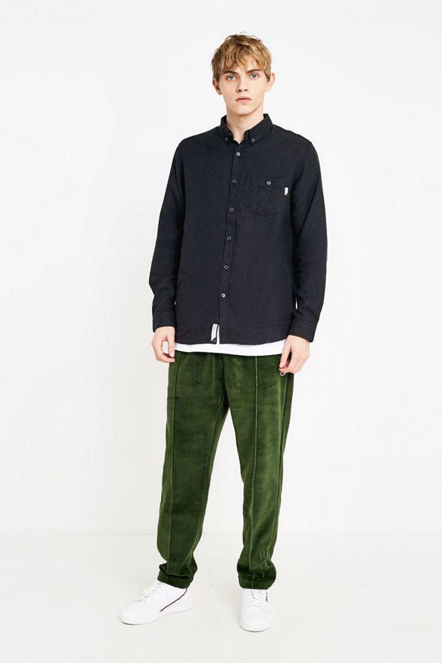Shore Leave Black Brushed Herringbone Shirt #2