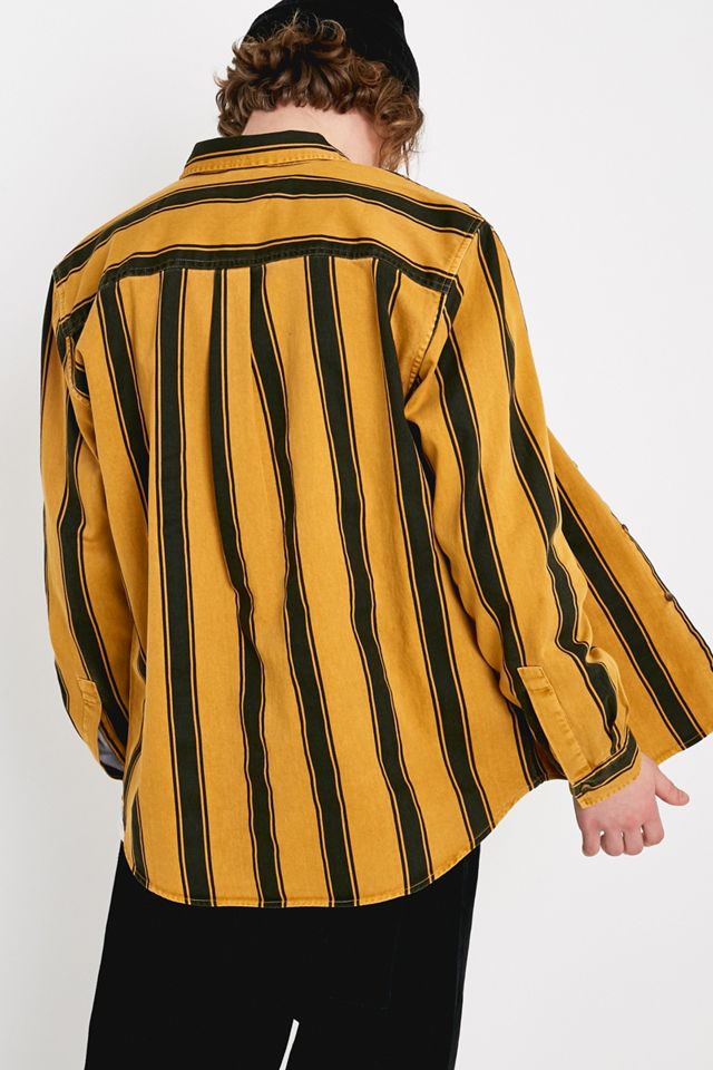 UO Marigold Overdyed Long-Sleeve Shirt #1