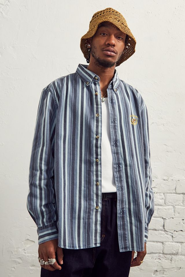 BDG Blue Stripe Twill Shirt  #2