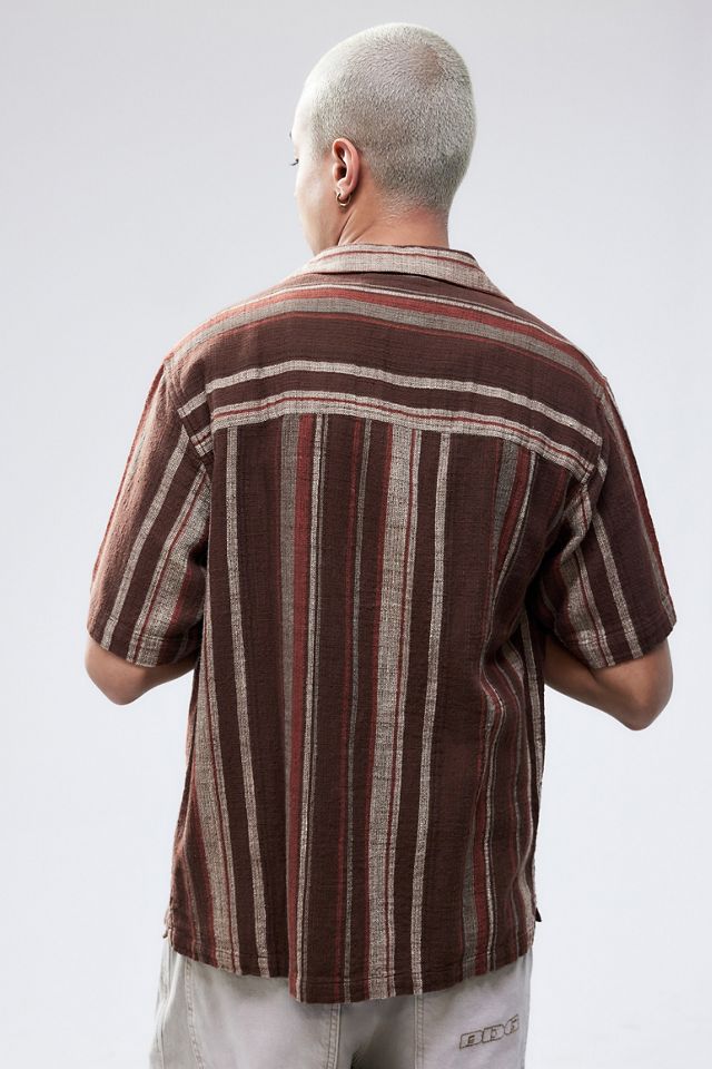 UO Striped Gauze Short-Sleeved Shirt #3