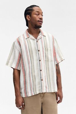 Rolla’s Bowler Grid Knit Short Sleeve Shirt