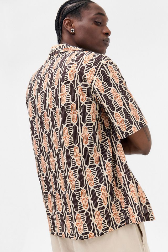 Camicia Stampa Geometrica Ayker Nera #3