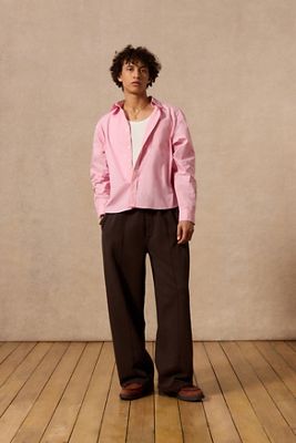 Loom Nolan Pink Popeline Businesshemd