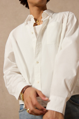 Loom Nolan White Poplin Business Shirt Product Page