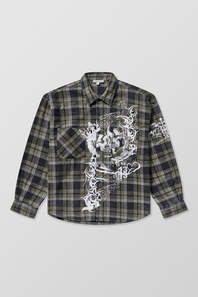 ★JADED LONDON UK★ Seized Flannel Shirt Seized Flannel Shirt | Jaded London | Clothing