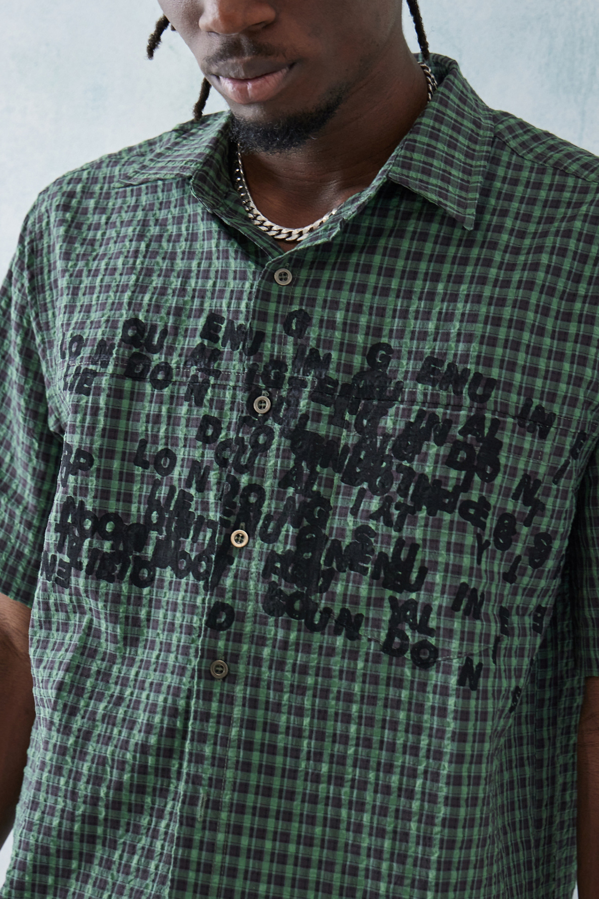Jaded London Typo Short Sleeve Shirt