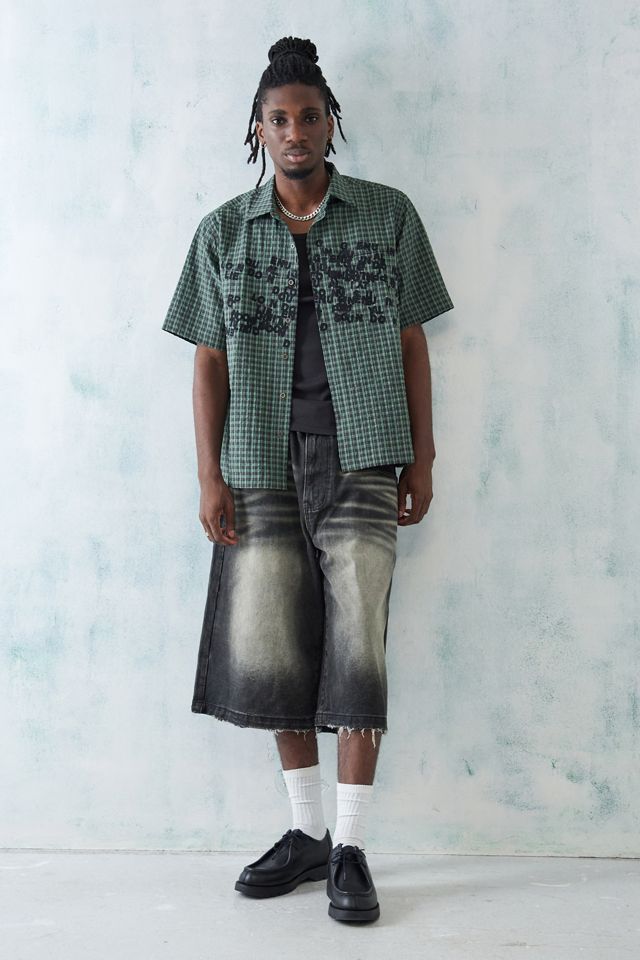 【JADED LONDON】Typo シャツ 半袖 チェック（送料込み） JMS5816_F2_0725_4a0a0c95-43bf-