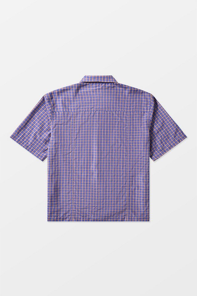 Jaded London UO Exclusive Blue Typo Shirt | Urban Outfitters UK