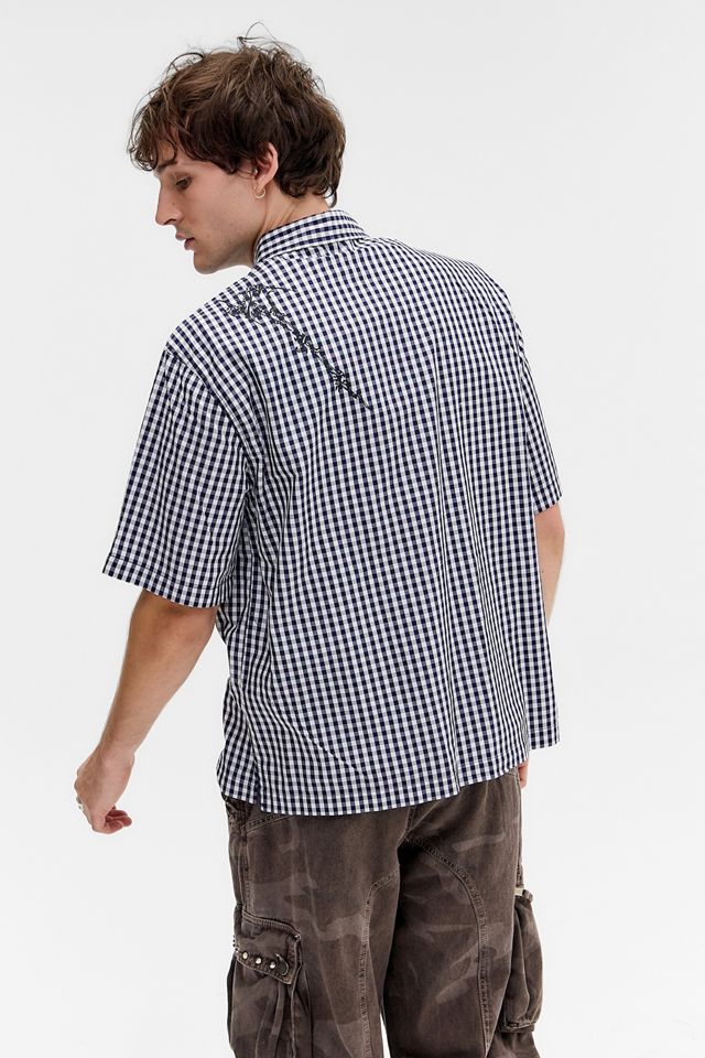 Chemise à carreaux bleu atome Jaded London #3
