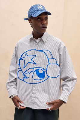 Jaded London Blue Atom Checked Shirt | Urban Outfitters UK