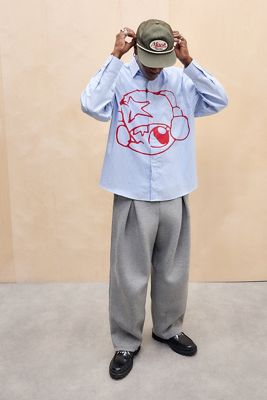 JADED LONDON Green Typo Shirt 【S】 Shop Typo Shirt | Jaded London | Clothing