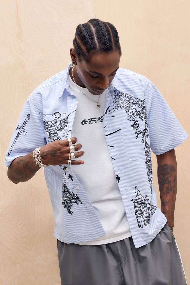 Jaded London Camicia a Righe Sketch #4