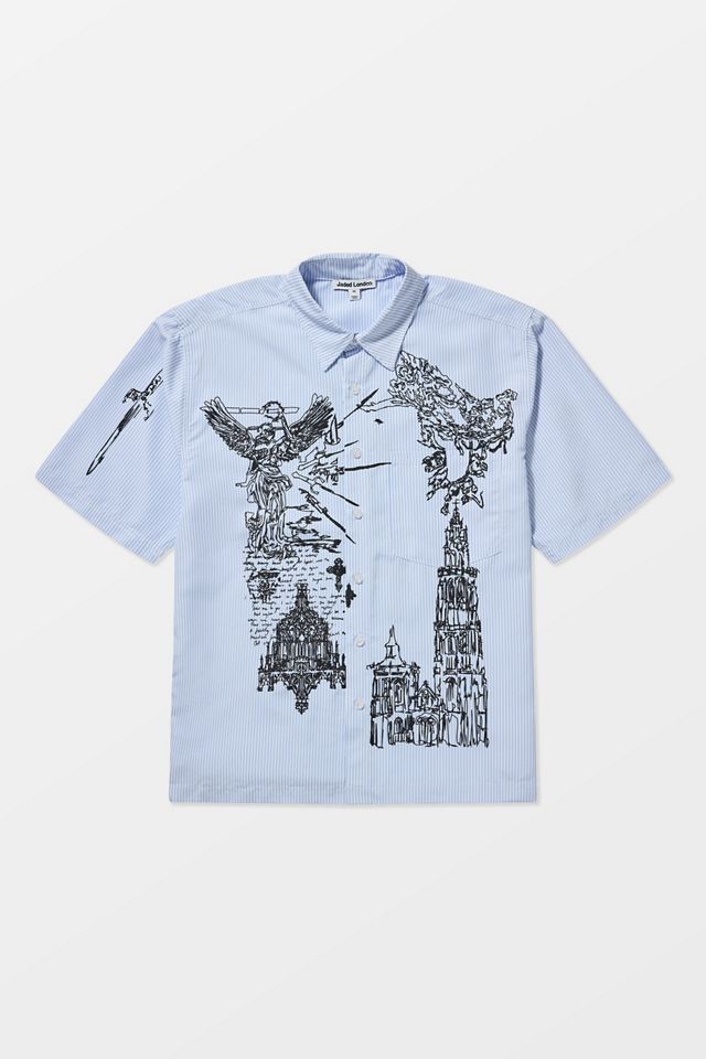 Jaded London Camicia a Righe Sketch #7