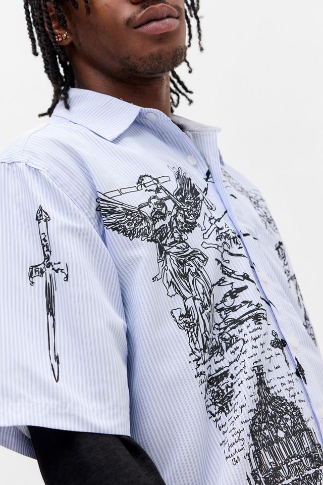 Jaded London Sketch Pinstripe Shirt #2
