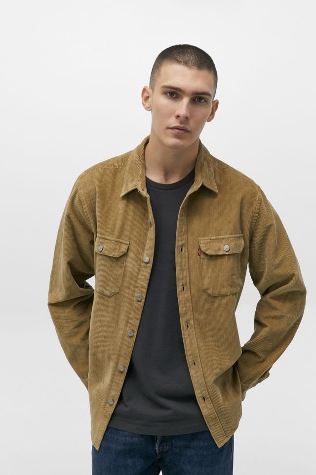 Levi's Jackson Tan Corduroy Shirt | Urban Outfitters UK