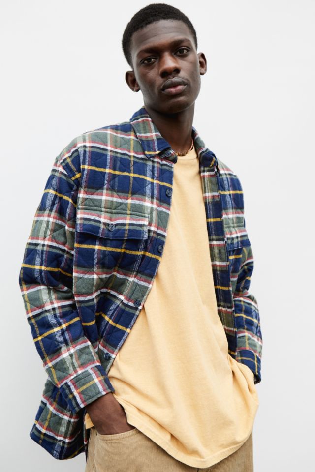 Levi's Green Bernal Check Overshirt | Urban Outfitters UK