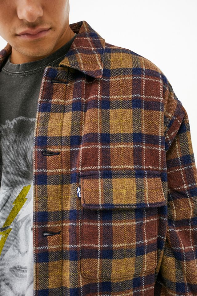 Levi's Made & Crafted Amuska Plaid Filled Shacket #3