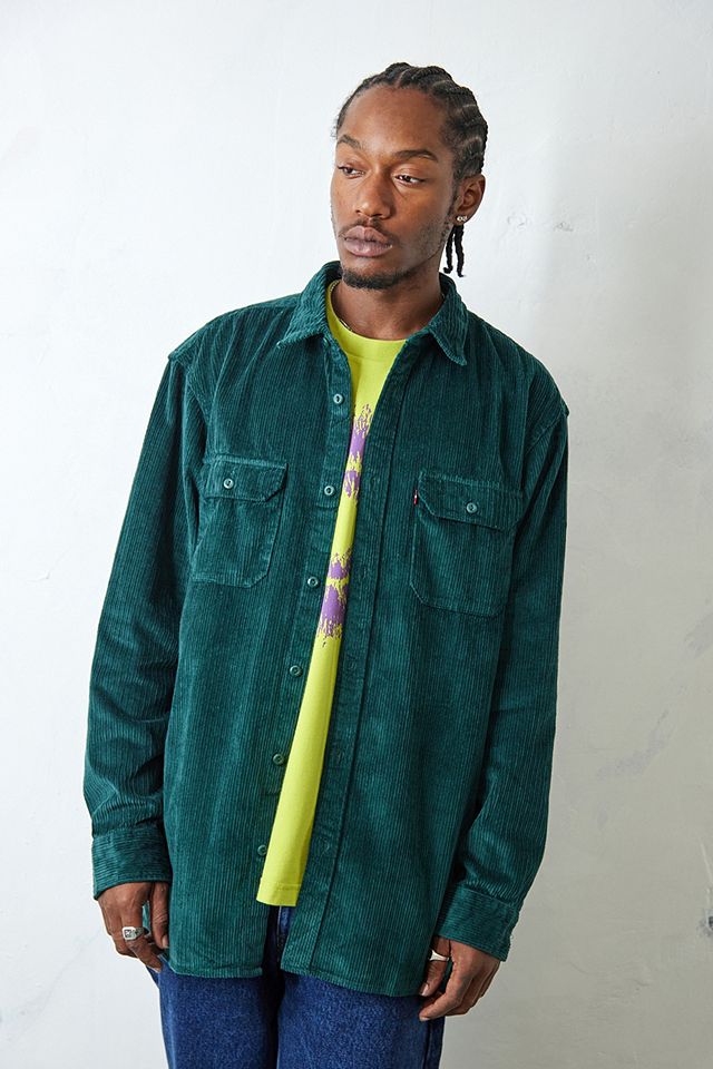 Levi's Jackson Worker Panderosa Pine Corduroy Shirt | Urban Outfitters UK