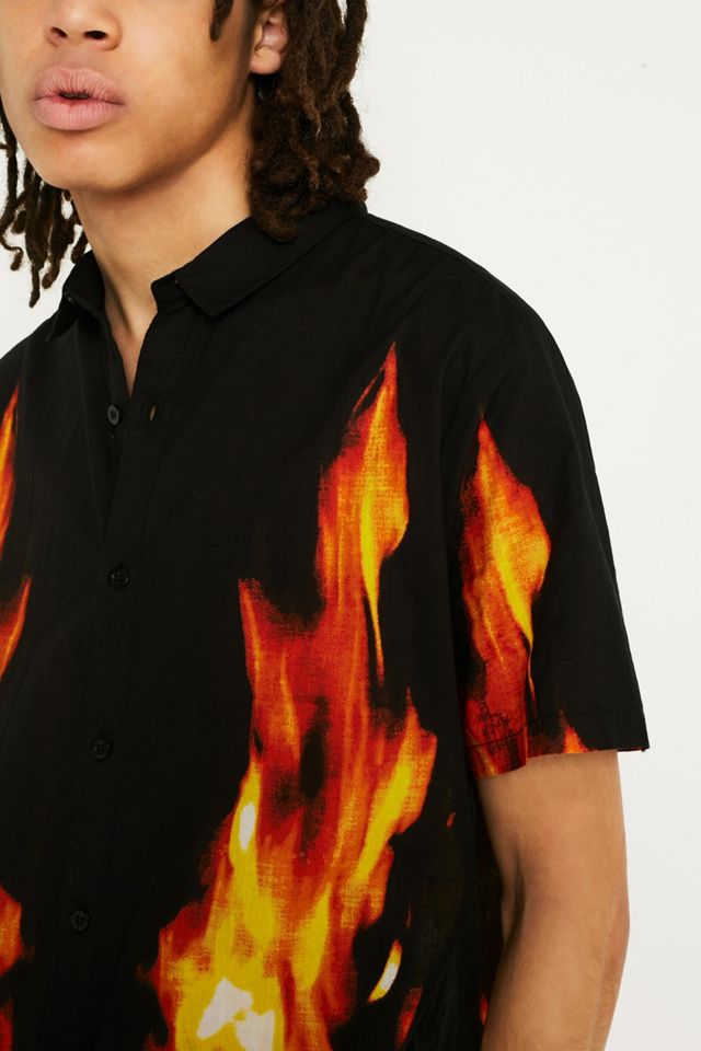 Camicia a maniche corte Rolla's Fire Print #2