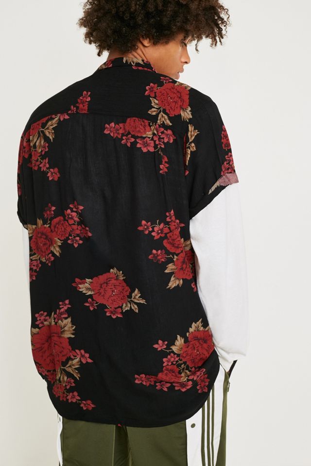 Rolla's Beach Boy Night Flower Camicia Nera #2