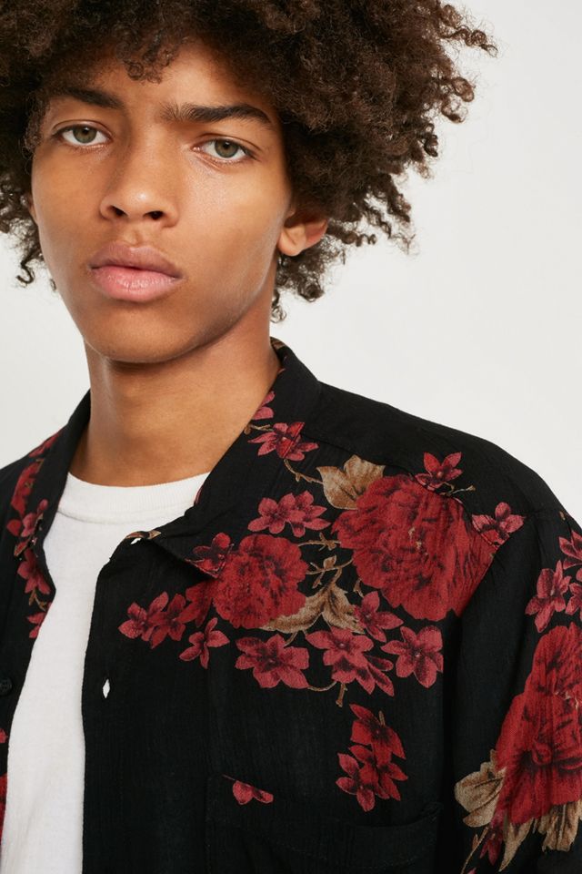 Rolla's Beach Boy Night Flower Camicia Nera #3